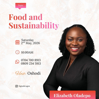 Food & Sustainability with Elizabeth Oladepo