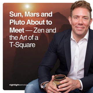 Sun, Mars and Pluto About to Meet — Zen and the Art of a T-Square