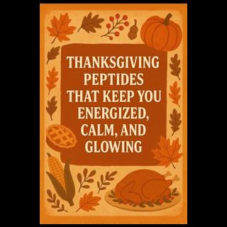 Thanksgiving Peptides That Keep You Energized, Calm, and Glowing