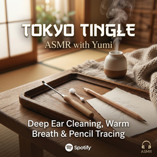 Deep Ear Cleaning, Warm Breath & Pencil Tracing
