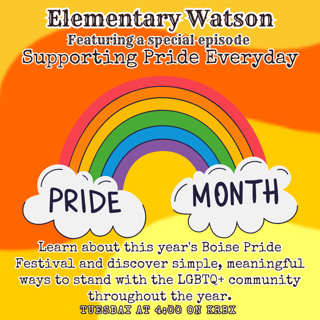 Elementary Watson - Supporting Pride Everyday