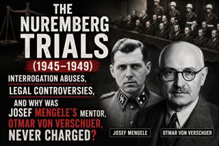 The LIES of The Nuremberg Trial. Many escaped Justice. Why Was Josef Mengele's Mentor Otmar von Verschuer Never Charged.