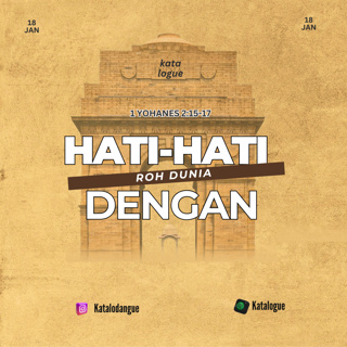 Hati-Hati Dengan Roh Dunia