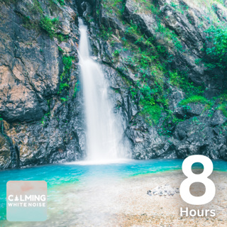 Sleep Better with Calming Waterfall Sounds (8 Hours) | Peaceful Ambience for Sleeping