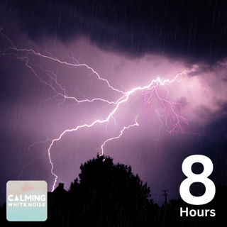 Heavy Thunderstorm Sounds (8 Hours) | Relaxing Rain and Thunder Ambience for Sleep