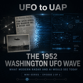 The 1952 Washington UFO Wave: What Modern Radar and AI Would See Today
