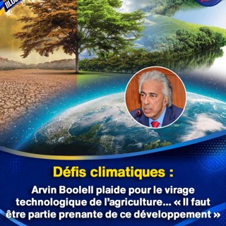 Défis climatiques : Arvin Boolell pliade pour le virage technologique de l’agriculture… « Il faut être partie prenante de ce développement »