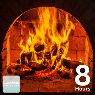 Relaxing Fireplace Ambience (8 Hours) | Crackling Firewood Sound for a Cozy Evening