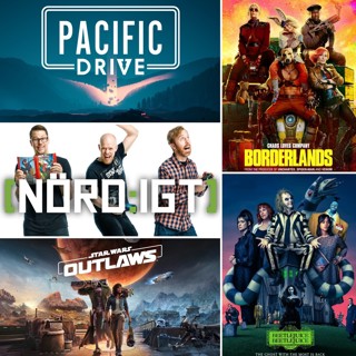 456. Den om Beetlejuice Beetlejuice, Borderlands, Star Wars Outlaws samt Pacific Drive