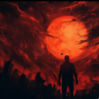 Has anyone else seen that The Moon is on fire?
