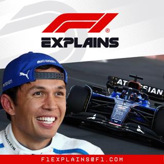 Alex Albon explains night races, car numbers + helmet designs
