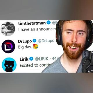 A͏s͏mongold Reacts To TimTheTatman, Lirik and DrLupo Announcements