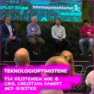 Teknologioptimistene Live podcast fra nettverkstreff hos Lede