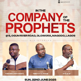 In The Company Of The Prophets | REV. DR. CAN Timothy Olonade | June 22nd, 2025