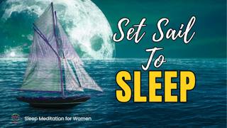 Sleep Meditation 🌊 Golden Glow of the Sea: A Voyage into Rest