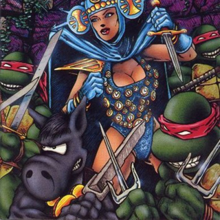 Joshua Even the Cerebus TMNT crossover King!