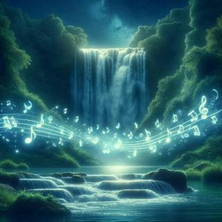 😴💧🎵 Sleep Deeply with the Soothing Murmur of a WATERFALL and a Gentle, Revitalizing MUSIC