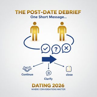 The Post‑Date Debrief: One Short Message to Close, Clarify, or Continue
