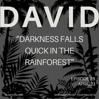 S1 Ep26: David Part One - "Darkness Falls Quick in the Rainforest”