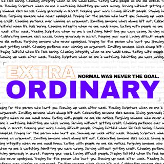 Extraordinary Success