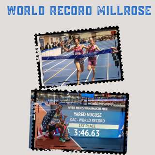 Grant Fisher, Yared Nuguse, Cole Hocker, Hobbs Kessler after World Record* Runs at Millrose Games