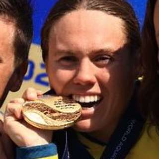 Sunshine Coast Olympian Chelsea Gubecka’s proud parents Serg and Leanne