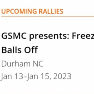 GSMC Presents; Freeze Your Balls Off