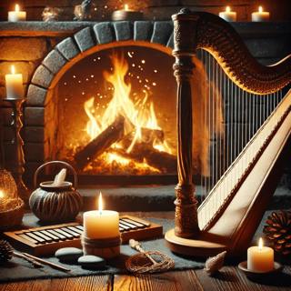 đŽđ„đ” Relaxing FIRE Paired with SOFT MUSIC for Quick SLEEP