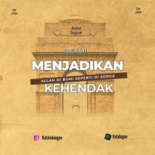 Menjadikan Kehendak Allah Di Bumi Seperti Di Sorga