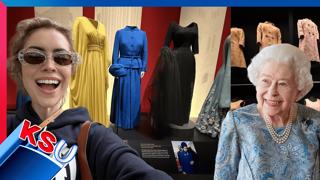 Kinsey Visits QUEEN ELIZABETH II: HER LIFE IN STYLE at Buckingham Palace & Spots MISSING BROOCH