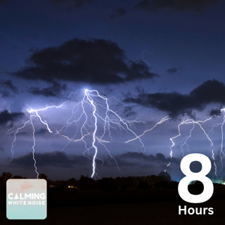 Booming Thunderstorm & Rain White Noise (8 Hours) | Reach Deep Sleep with Rain & Thunder Sound