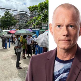 Nattsvart sorg i Myanmar: Peder Gustafsson, Yangon