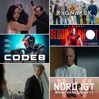 293. Den med inställda mässor, sssscomics.com, Nördigt-musikens historia, Bloodshot, Code 8, Ragnarok och Westvärldsnytt S03E06: Decoherence