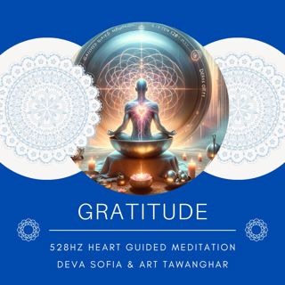 ASMR Gratitude 528Hz Heart Guided Meditation with Binaural Beats