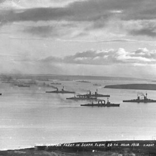 21st June 1919: German High Seas naval fleet scuttled in Scapa Flow, resulting in 52 ships being sunk