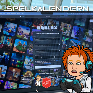 SPELKALENDERN om när Åsskar skaffar Roblox