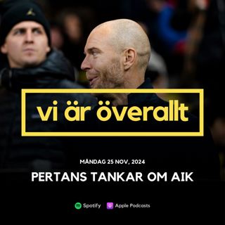 Pertans tankar om AIK