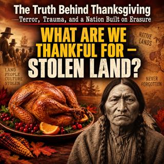 The Truth Behind Thanksgiving —Turkey, Trauma, and a Nation Built on Erasure What Are We Thankful For—Stolen Land?