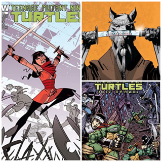 TMNT IDW series Issues #13 and #14 and Annual