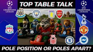 🔝Top Table Talk - 🏎️POLE POSITION OR POLES APART? 🏎️Champions League Run In