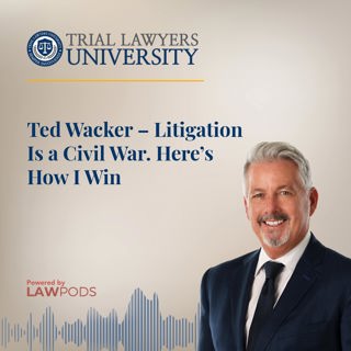 Ted Wacker – Litigation Is a Civil War. Here’s How I Win