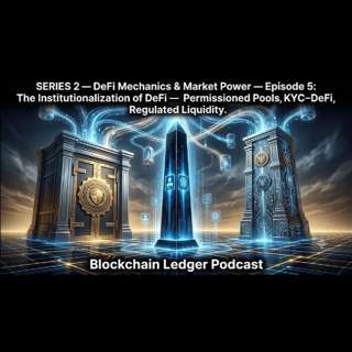 SERIES 2 — DeFi Mechanics & Market Power —Episode 5: The Institutionalization of DeFi — permissioned pools, KYC‑DeFi, regulated liquidity