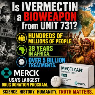 Is Ivermectin a BioWeapon from Unit 731? Hundreds of Millions of People. 38 Years in Africa. Over 5 billion Treatments. Merck USA's Largest Drug Donation Program.