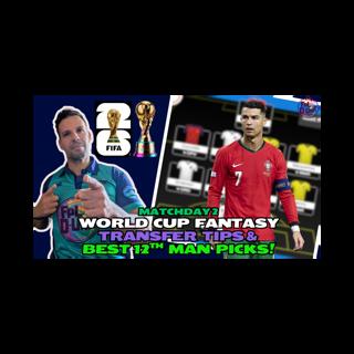 MY MATCHDAY 2 WORLD CUP FANTASY TRANSFER TIPS & BEST 12TH MAN PICKS! đ„đâ
| WORLD CUP FANTASY 2026 đđ