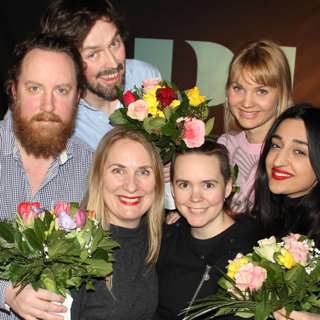 Parisa Amiri, Emma Frans, Uje Brandelius och Martin Aagård