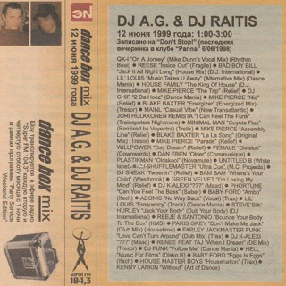 Classic Dance Box Mix by A.G. & Raitis (1999)