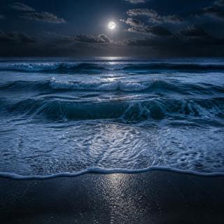 đ LARGE CYCLIC WAVES and DEEP BACKWASH along the SHORE â 2 H of immersive ocean sound for deep sleep