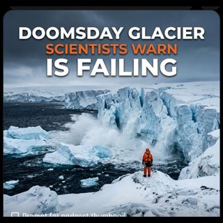🎙️ Scientists Warn: Doomsday Glacier Is Failing .Please share, like and follow. Thank you.