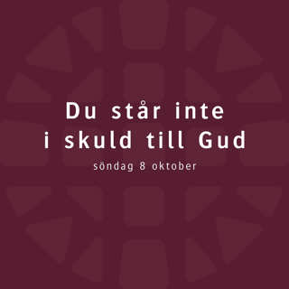 Du står inte i skuld till Gud – Robert Eriksson