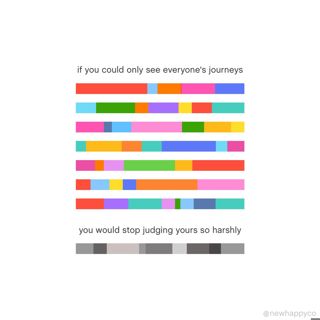 Don't judge your journey